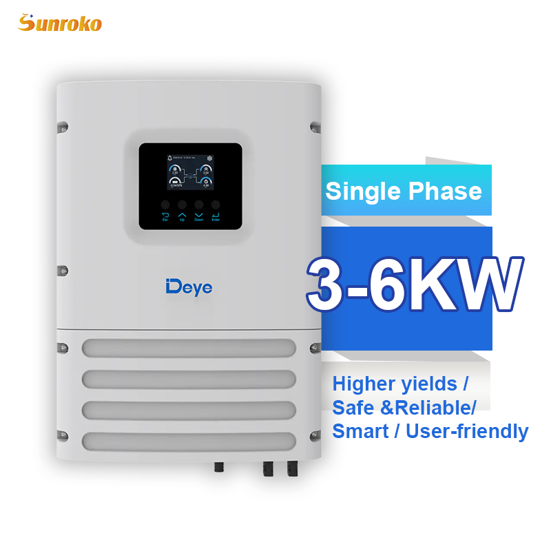 Deye Pure Sine Wave Off Grid Single Phase Inverter 3000w 3Kw 5Kw 6kw 6Kva Hybrid Dc to Ac IP65 Solar Power Inverter