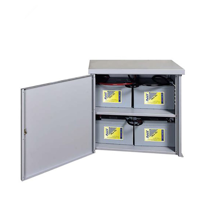 Outdoor Electrical Waterproof Enclosure Ip67 Metal Lithium Battery Storage Cabinet For Solar