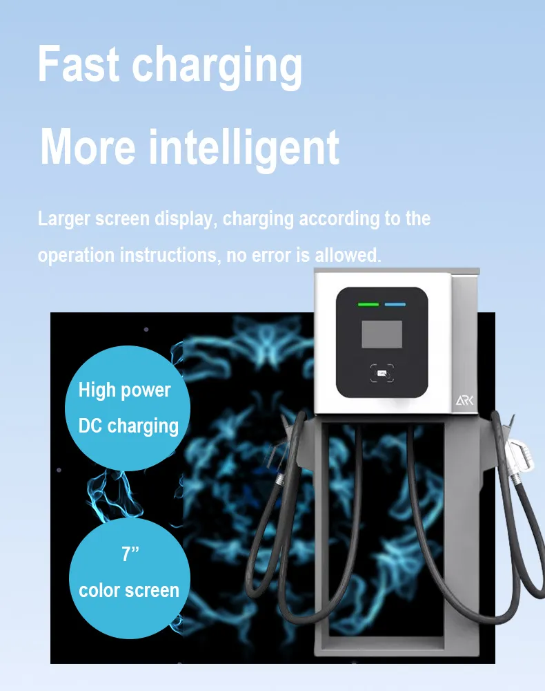 Quick 40kw Wall-Mounted Floor Standing DIY DC Solar EV Charging Station