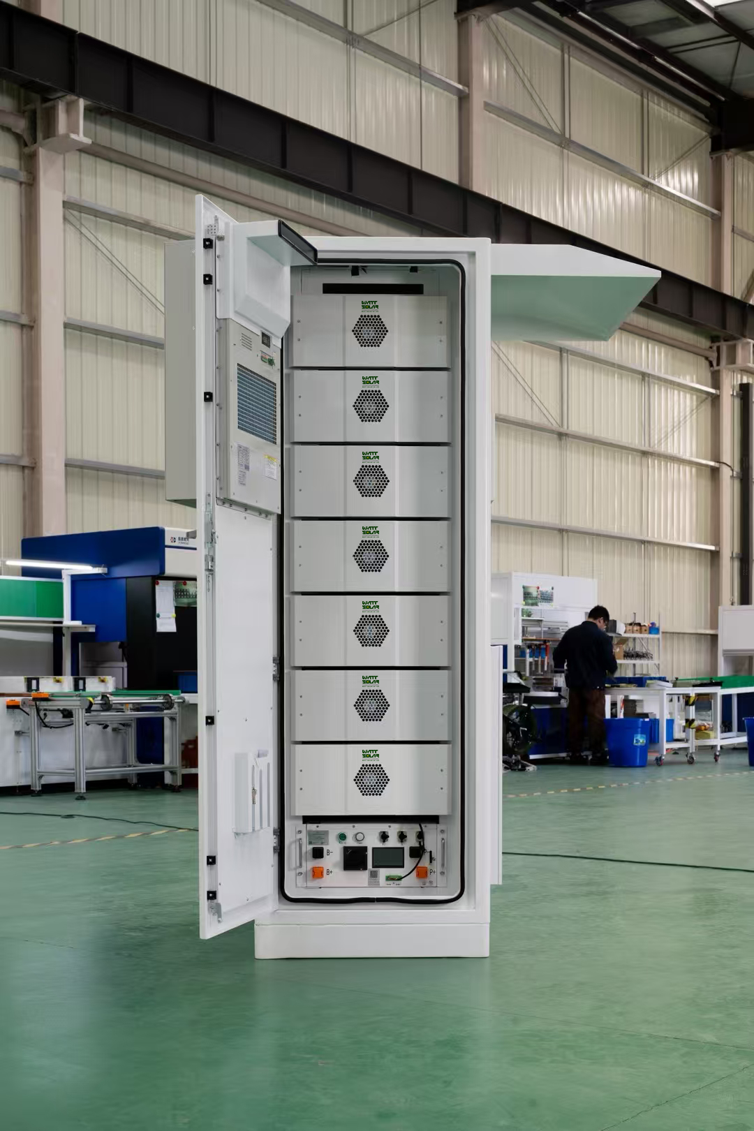 IP54 All-in-One 100kWh Battery Cabinet with Smart BMS/EMS for Outdoor Energy Storage