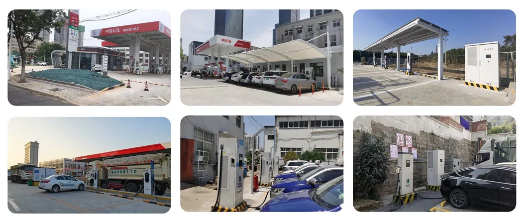 Integrated Dual Ports Photovoltaic Solar Energy Storage DC EV Electric Car/Vehicle/Battery Charging Station