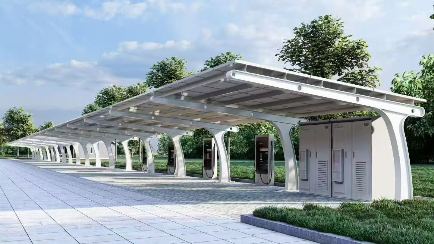 Customized Excellent Water-Proof Steel Parking Mounting Brackets Solar Panel System PV Carport/Car Park Solar Carport