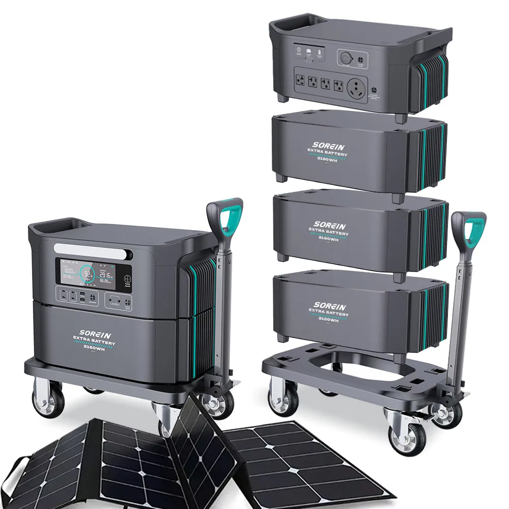 Sorein Portable Generator 2000W Capacity Solar Power Station Lithium Battery