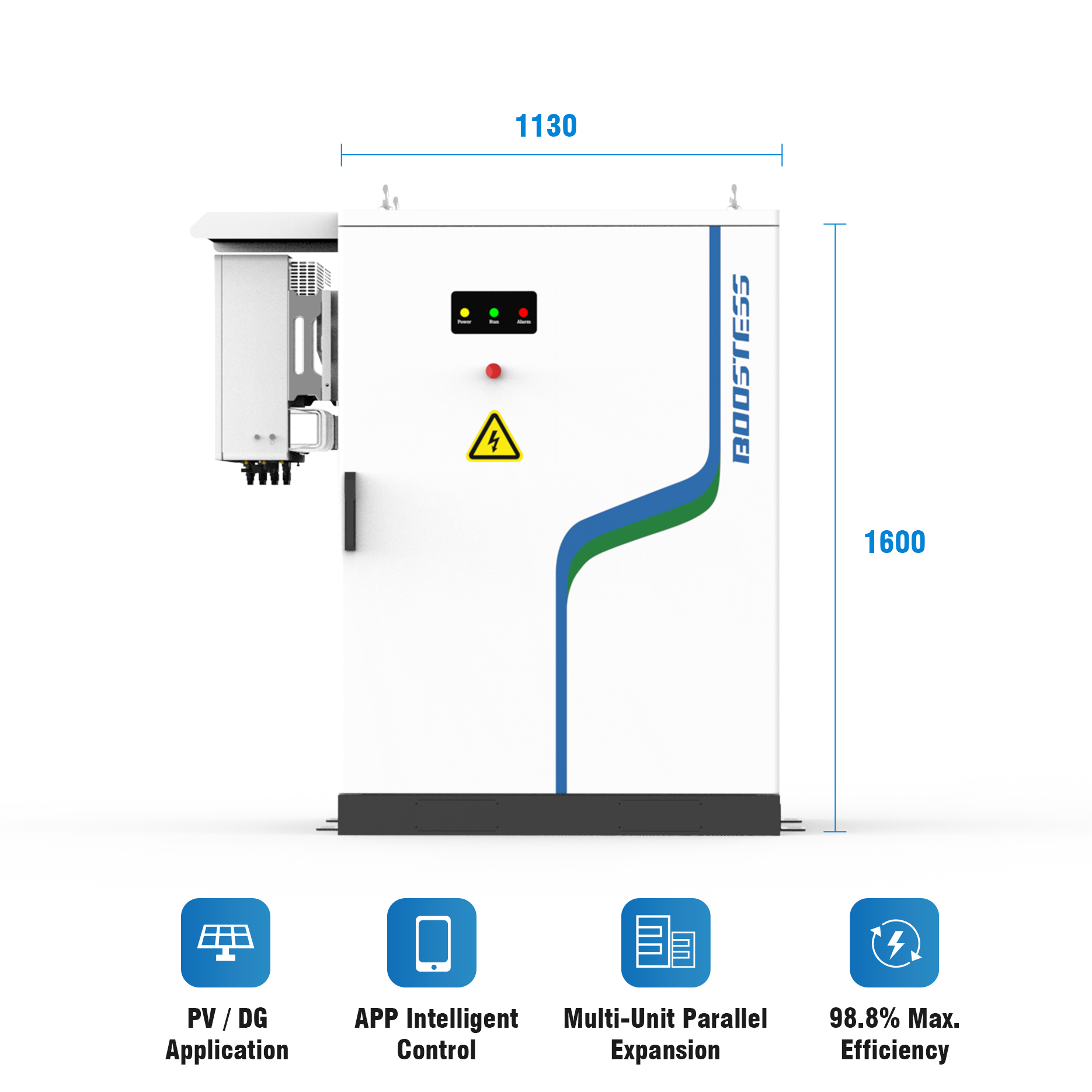 Energy Storage System Side View