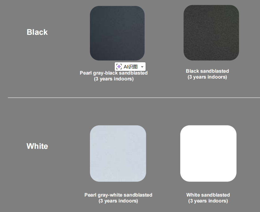 Optional Bottom Cover Colors