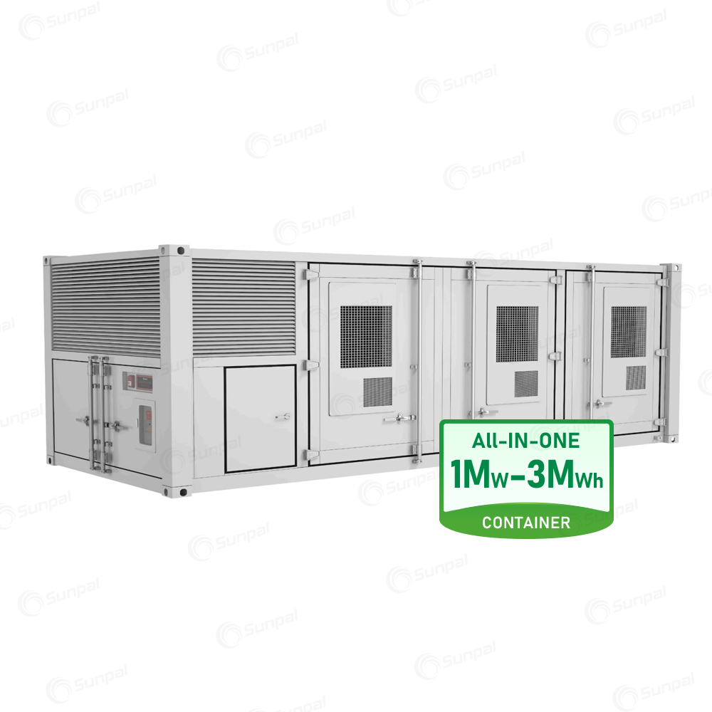 Sunpal Large Scale Energy Storage System 2mWh 3mWh Ess Battery Module Hybrid Grid Container