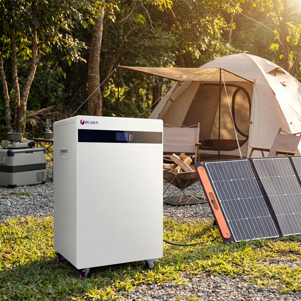 Residential Portable LiFePO4 Power Station 51.2V 48V 100Ah 200Ah 300Ah ESS Mobile Wheeled Energy Storage 10 15KWh Backup Battery