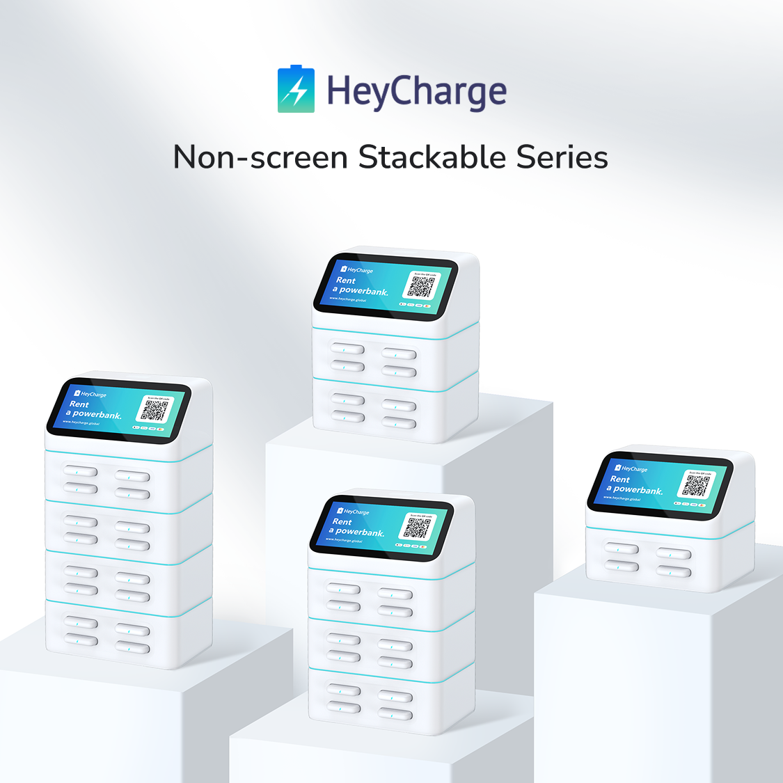 Power bank sharing station product view