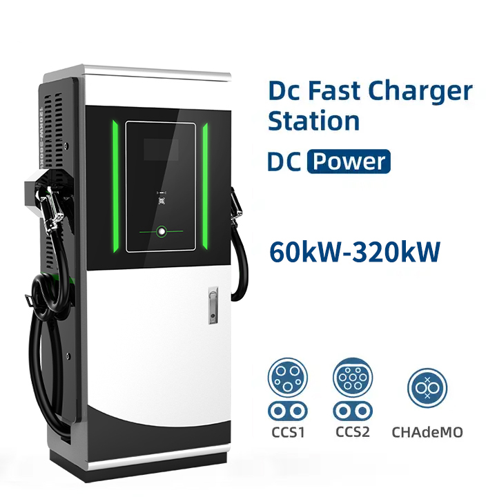 Factory 120kw Commercial Dc Fast Ev Charger Station for Public Parking Lot Use