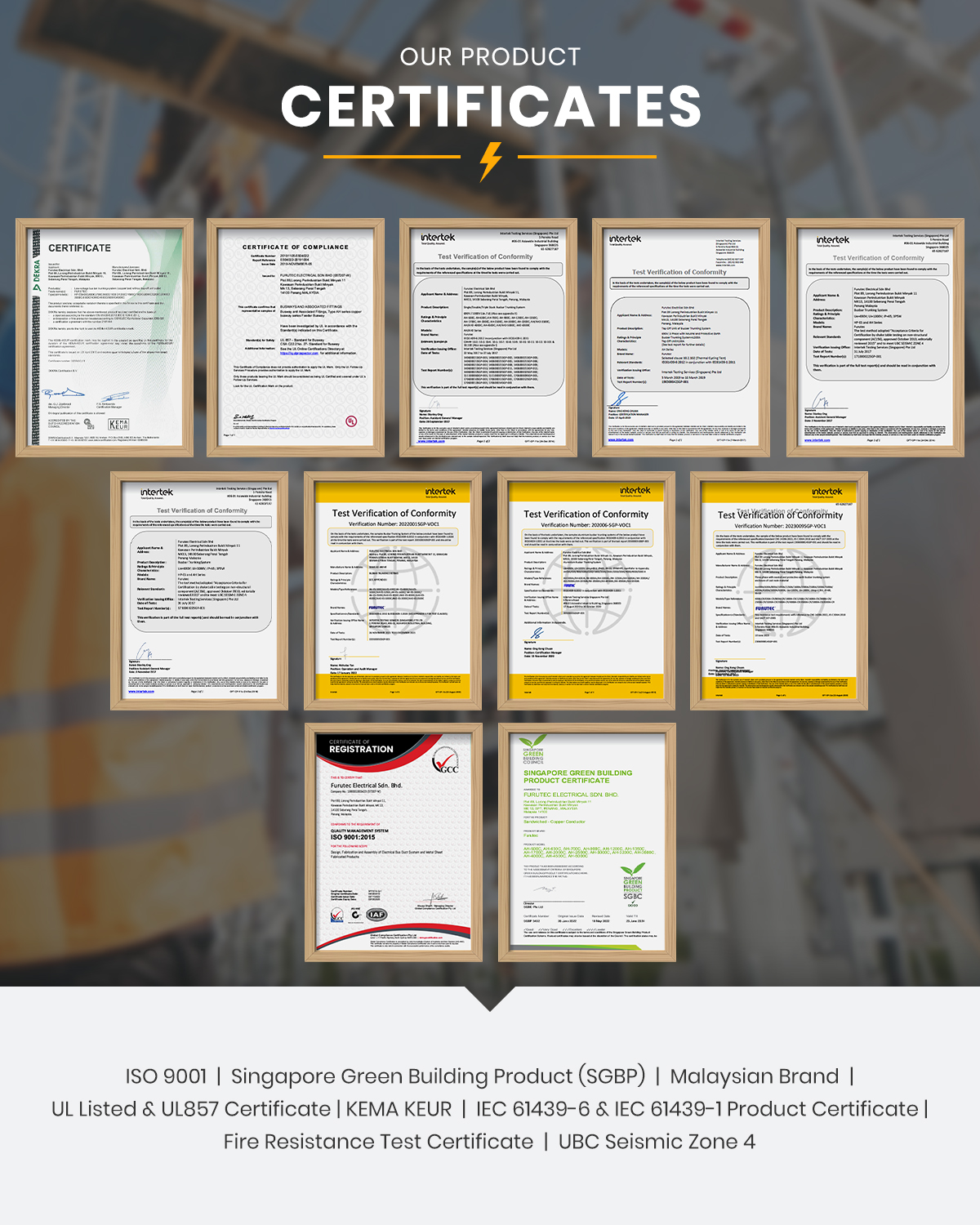 Product Certifications