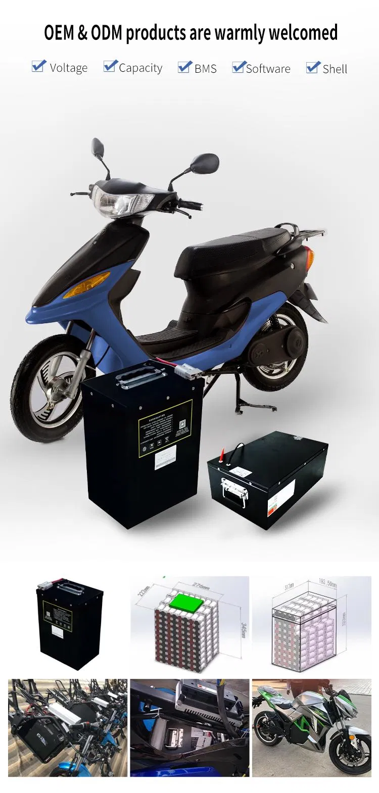 72V 50ah Lithium Battery Pack