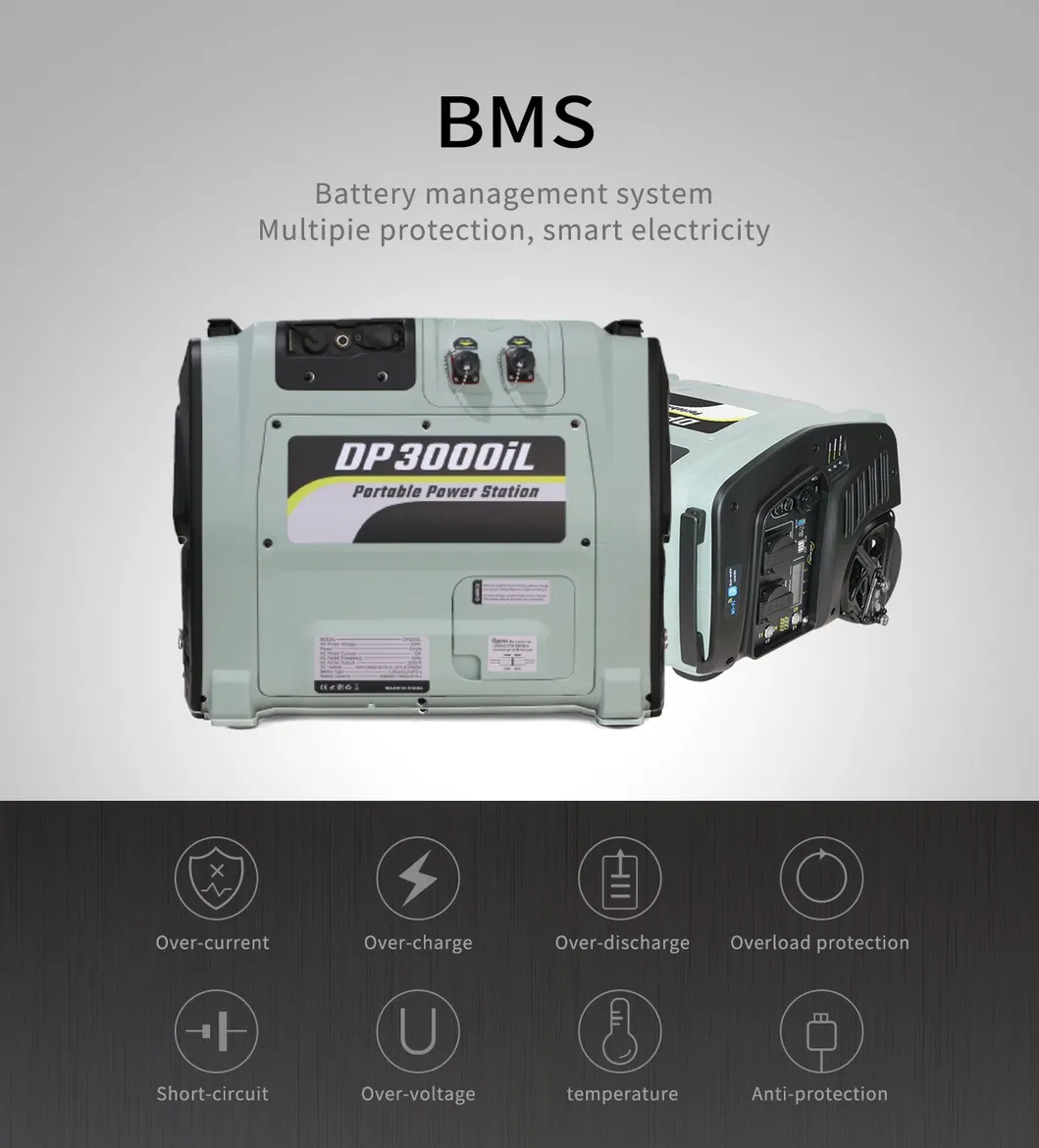 3000W Energy Storage System 12V 24V UPS Solar Portable Generator Portable Power Station