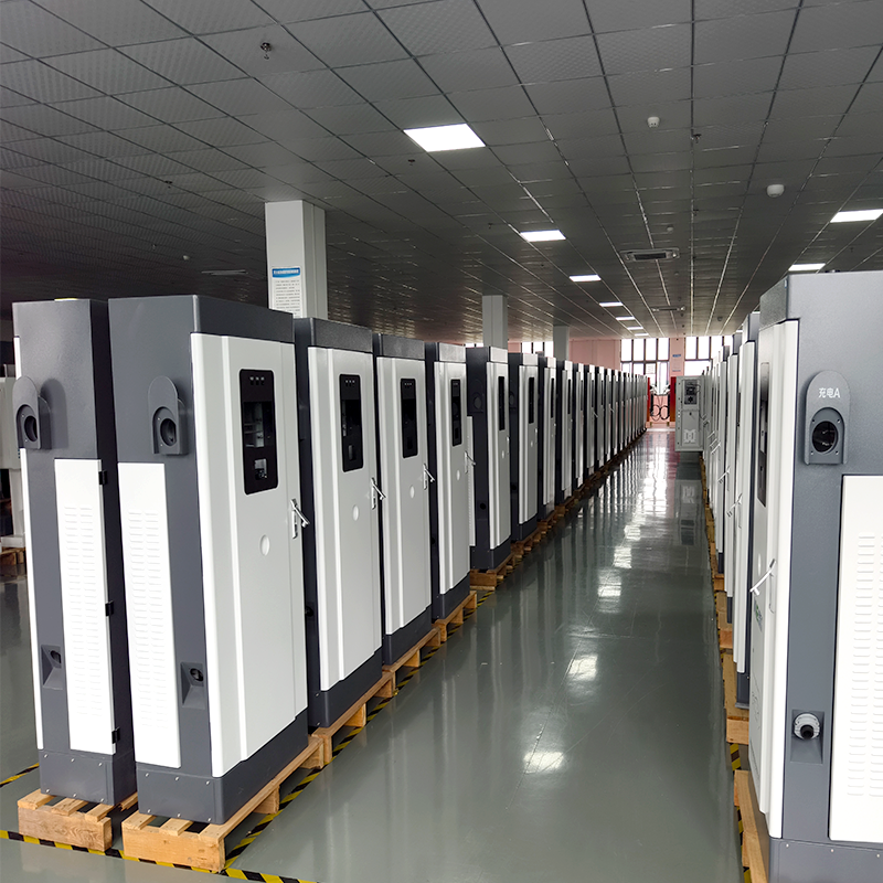 New Level 3 60kW Floor-Mounted DC EV Charging Station with Touch Screen OCPP Public