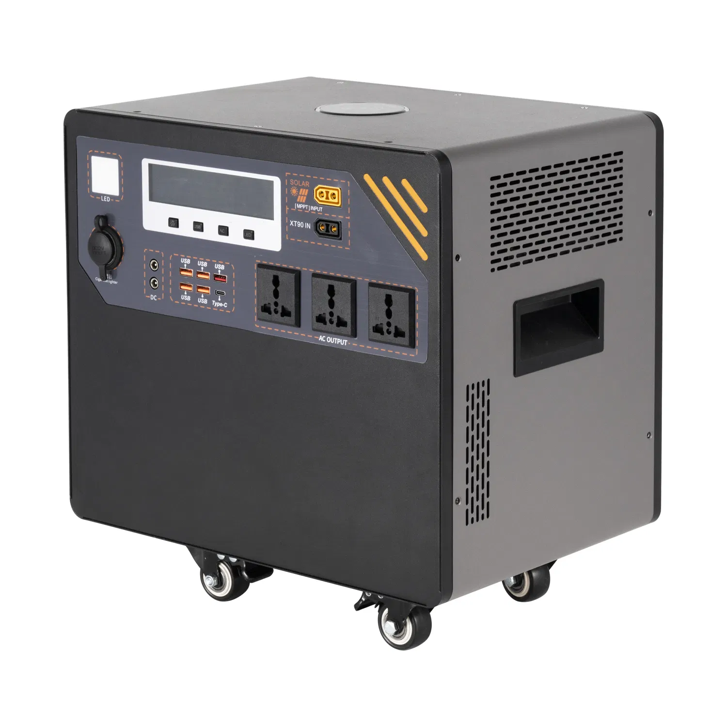 Outdoor 24V 5000W LiFePO4 Lithium Solar Generator Energy Storage DC AC Power System Portable Power Station