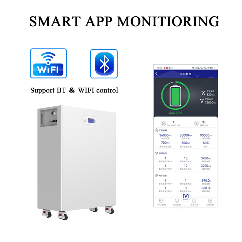 5kw 10kw Stackable Hybrid Home Solar 10kwh 15kwh 20kwh Lithium Ion Battery Pack Solar Energy Storage 100AH 200AH 300AH Models