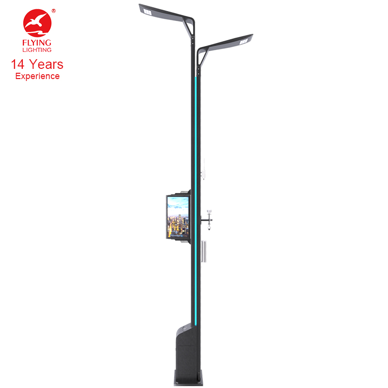 Hot Sell LED Road Lighting Pole Intelligent WiFi Street Light EV Charging Station Smart Street Lamp With Camera