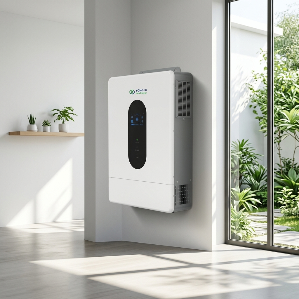Hybrid Solar Inverter Single 200A Off-Grid EU Standard 12KW Lightweight Residential with 200% Peak Power CE RoHS EN 62109