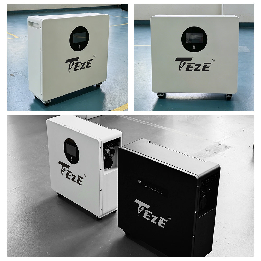 Teze 2.5kWh EU Balcony Energy Storage System with 1.2kW Inverter IP65 Waterproof LiFePO4 Battery Plug and Play All in One ESS