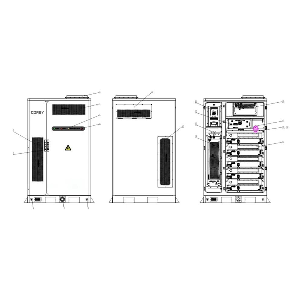 LiFePO4 CE/UL Corey Ess Commercial and Industrial Energy Storage Corey-233