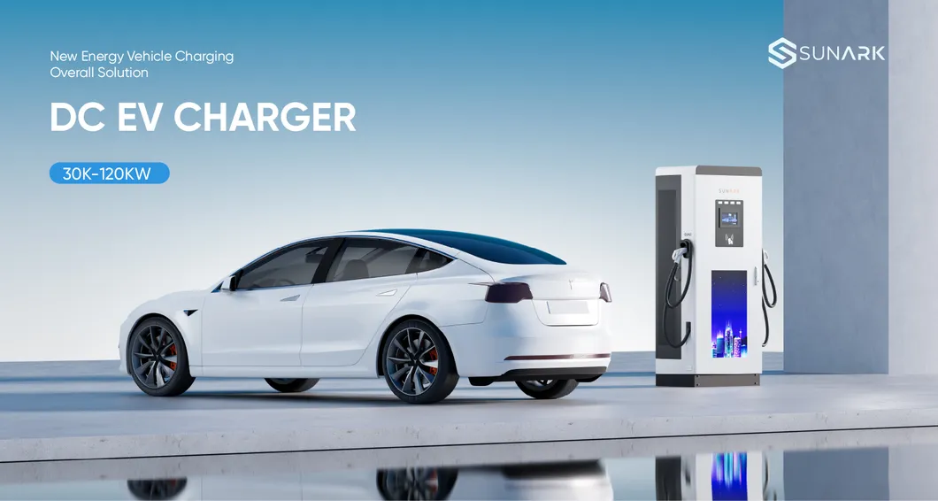 Electric Car Vehicle EV Solar Charging Station 50kw 60kw 80kw 40kw DC Fast Floor Mounted Charging Stations