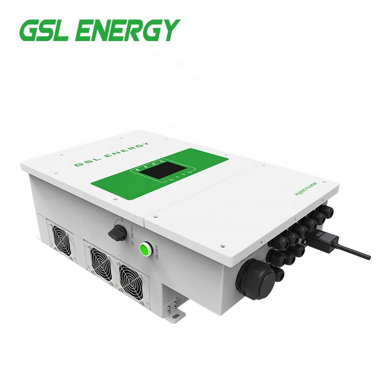 GSL ENERGY 48V Solar Hybrid Inverter Pure Sine Wave 3Kva 5Kva 15Kva Off Grid Hybrid Power Solar 3kw 5kw 8kw 12kw Inverter Solar