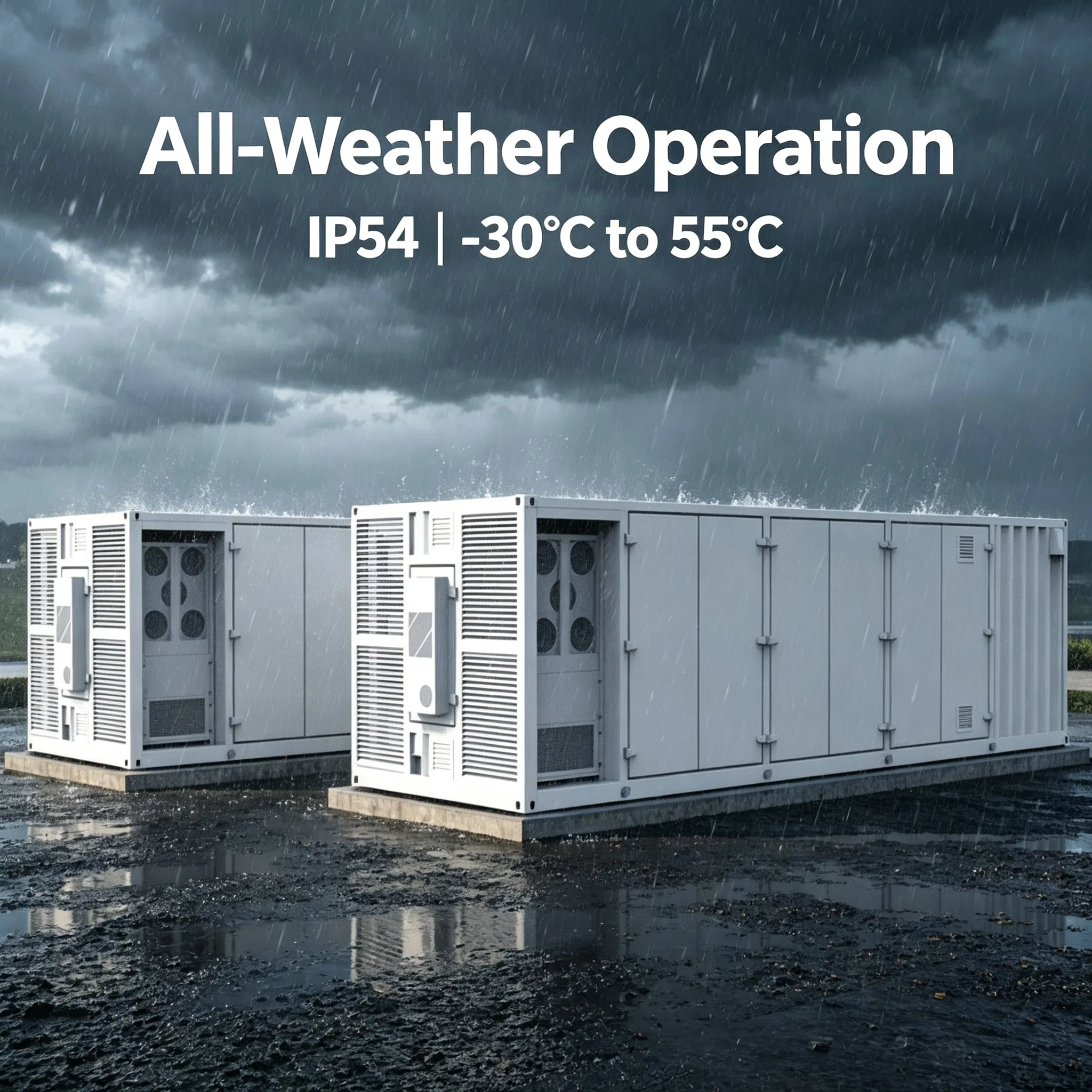 1mwh Containerized Energy Storage System Mobile EV Charging Capability for Industrial and off-Grid Projects