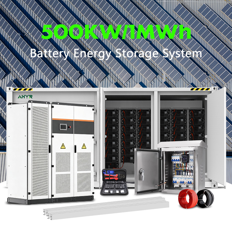 Scalable 1MWh LiFePO4 BESS 500kW Grid-scale Energy Storage System Containerized Air Cooling for Solar Farm &amp; Factory