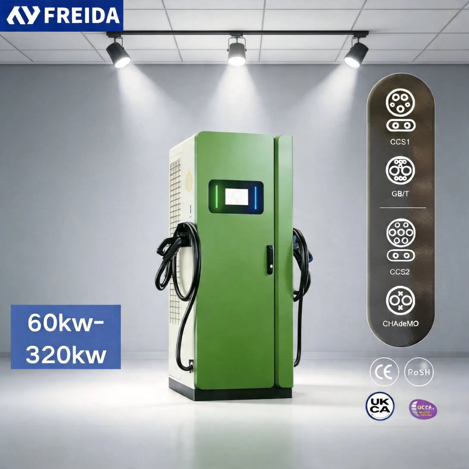 New 120kw 180kw DC Fast EV CCS/Gbt Ocpp Solar Model3 ID Car Charging Station RFID Authentic Commercial Fast DC EV Charger Electric Vehicle Charging Station