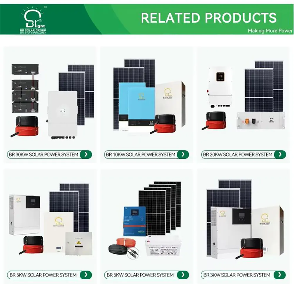 Complete Solar System 15kw to 200kw off Grid Solar with Battery for Photovoltaic Panel System Customized Solar Power Systems