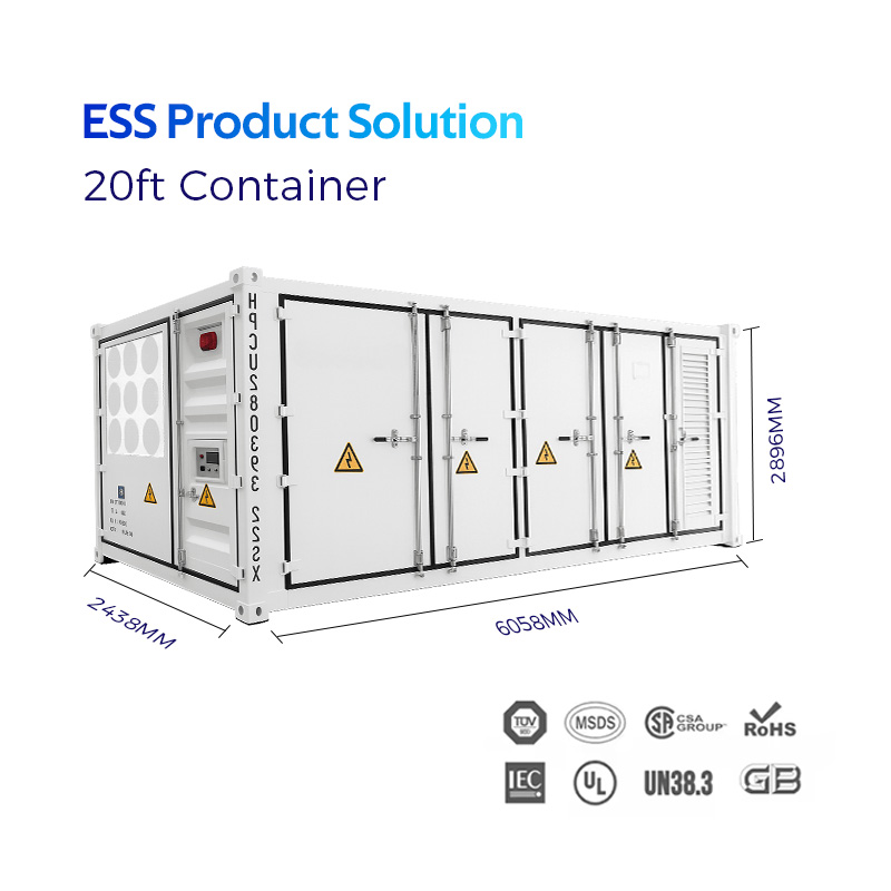 Power Supply EMS Microgrid Islanded Power Renewable Energy Container Scale Bess 5mwh/2500kw Battery Storage System