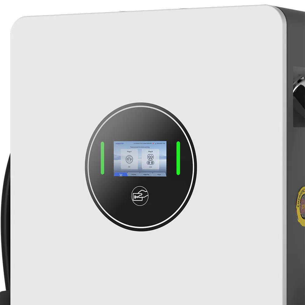 EV Charging Station with Solar Power and Smart Grid Integration