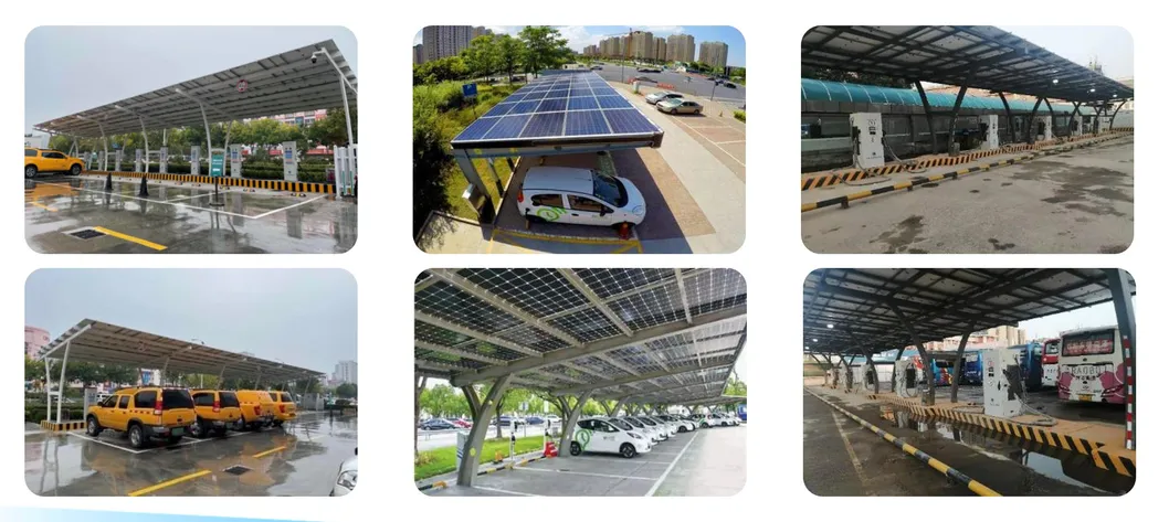 Integrated Dual Ports Photovoltaic Solar Energy Storage DC EV Electric Car/Vehicle/Battery Charging Station