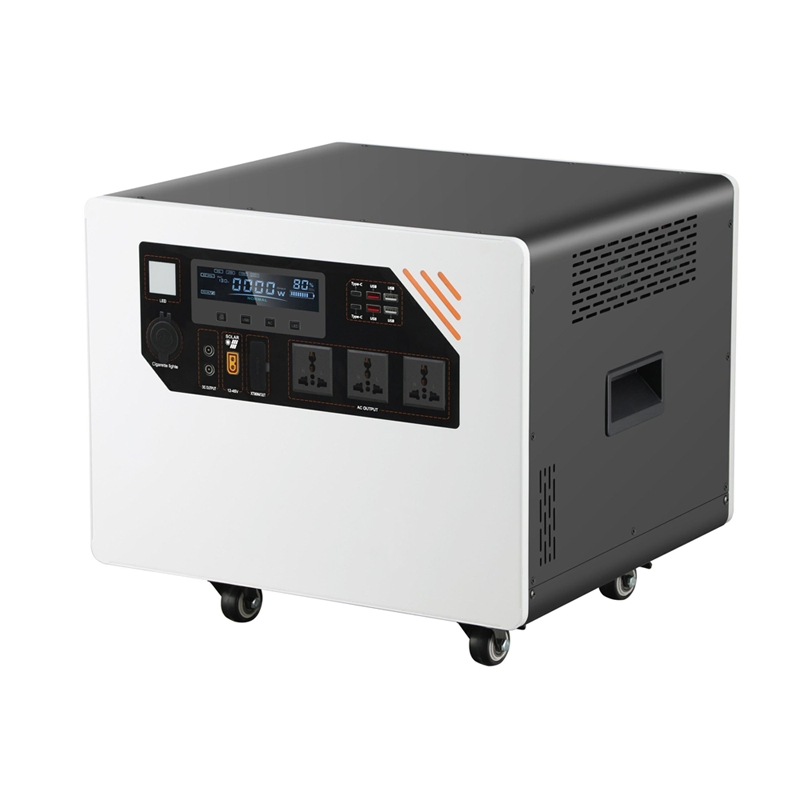 3500W Rechargeable Solar Generator High Power Battery Portable Power Station with Fast Charging for Outdoor Energy System