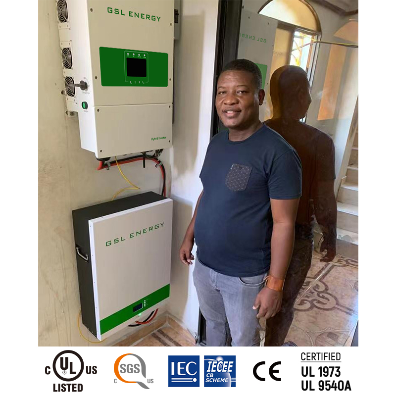 GSL ENERGY 48V Solar Hybrid Inverter Pure Sine Wave 3Kva 5Kva 15Kva Off Grid Hybrid Power Solar 3kw 5kw 8kw 12kw Inverter Solar