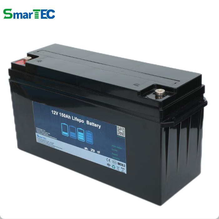 Wholesale Price High-Quality Deep Cycle 12V LiFePO4 Battery 150ah Lithium Iron Phosphate Battery Pack for RV/Motorhome/Marine and Solar System with BMS Monitor