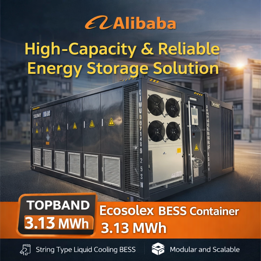 TOPBAND 3.13MWh / 1500kW Grid-Scale Liquid Cooled BESS Container | Valtrix String 3.0 Utility Energy Storage System