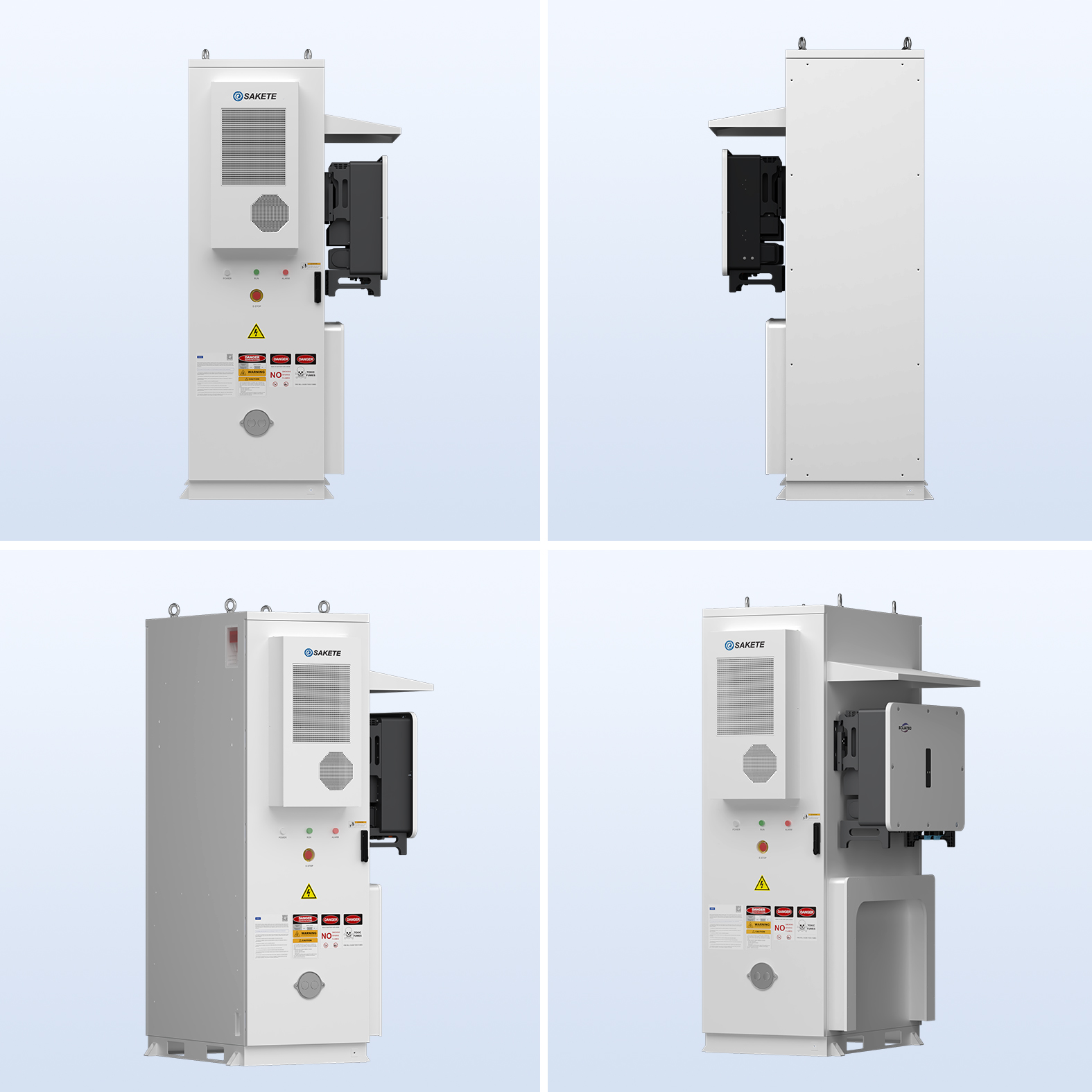 SAKETE 100KW Industrial Commercial Energy Storage 50KW Commercial Energy Storage System 100 kWh with Smart EMS 50 kW Inverter