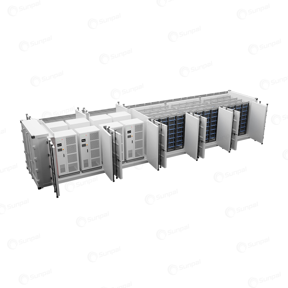 Sunpal Large Scale Energy Storage System 2mWh 3mWh Ess Battery Module Hybrid Grid Container