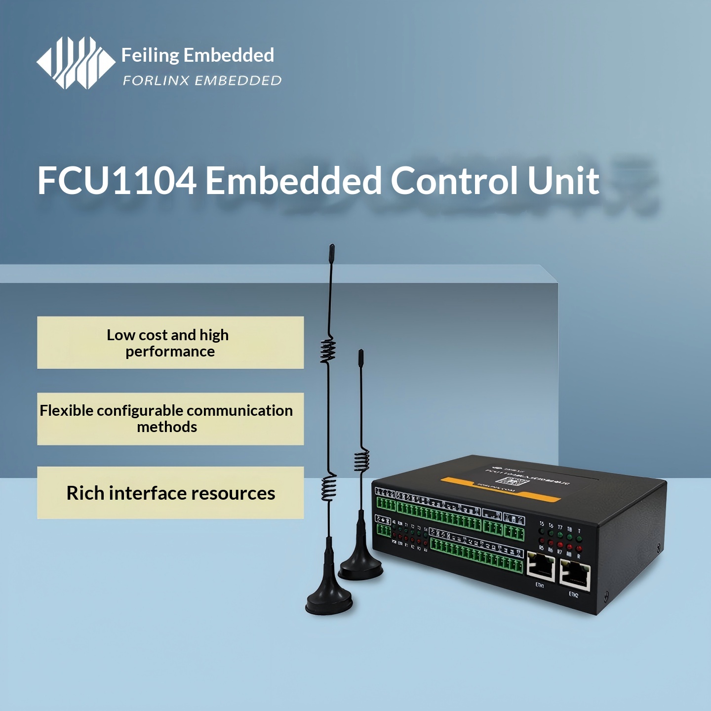 Feiling FCU1104 Energy Storage EMS Industrial Control Machine Linux 4G IoT Gateway Data Acquisition BMS