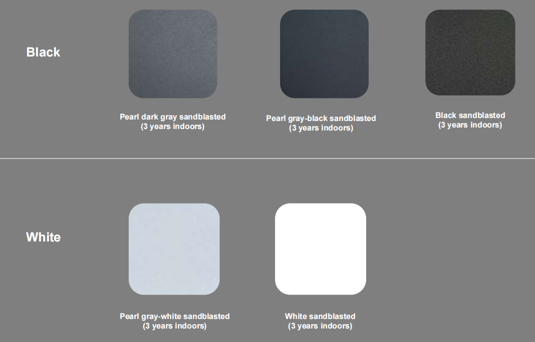 Top Cover Colors