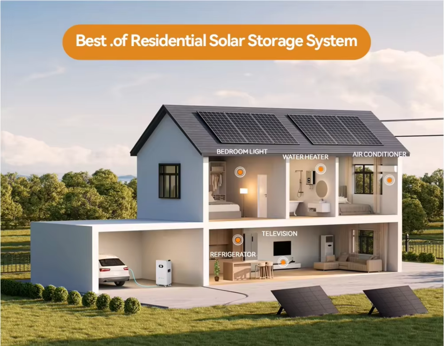 16kWh 51.2V 314Ah LiFePO4 Wall Mounted Solar Battery