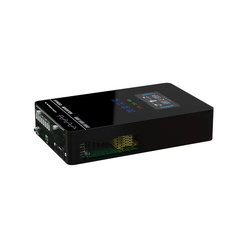 TTNergy 4000W Off Grid Hybrid Inverter 24V Dc to 110V 120V Ac MPPT Solar Charger Pure Sine Wave Inverter for Home