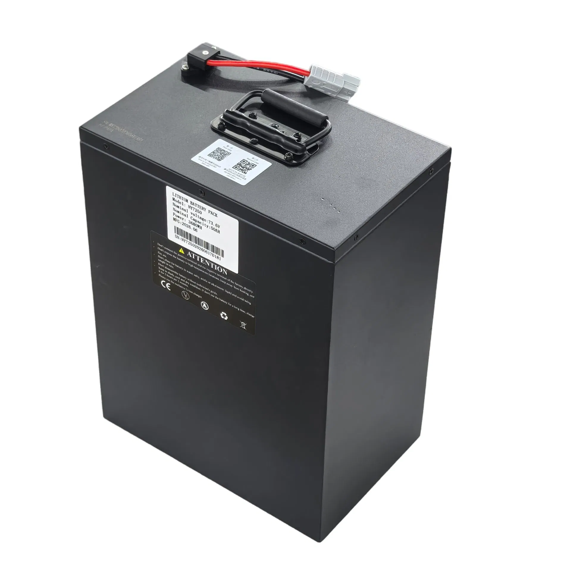 All-Weather 72V 50ah Lithium Iron Phosphate LiFePO4 Battery Pack for Outdoor E-Scooter