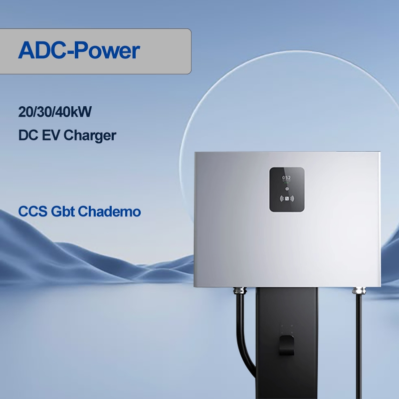 Public Solar Commercial Ocpp1.6j 20kw/30kw/40kw/60kw/80kw/120kw DC CCS2 GB/T CCS Pedestal Fast Electric Vehicle EV Charger Charge Fleet Car Charging Station
