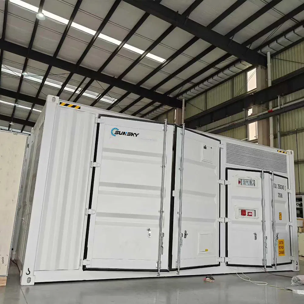 Sunsky Customize Bess PCS 500kw 1MW Energy Storage Containerized Solution 1mwh 2mwh 3mwh Lithium-Ion Battery Solar Hybrid Power System 20FT 40FT Container