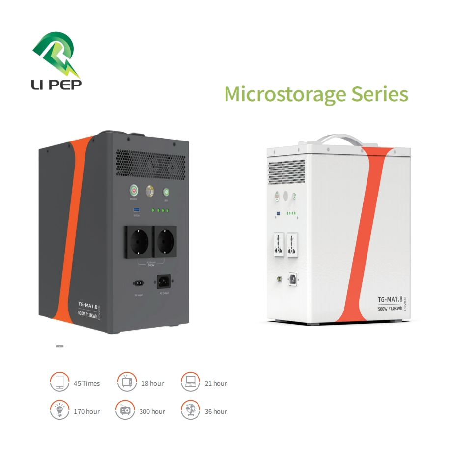 500W/1000W/2000W/3000W/5000W LiFePO4 Lithium Rechargeable Generator Solar Power Energy Generator System Bank Camping Equipment Portable Supply Power Station