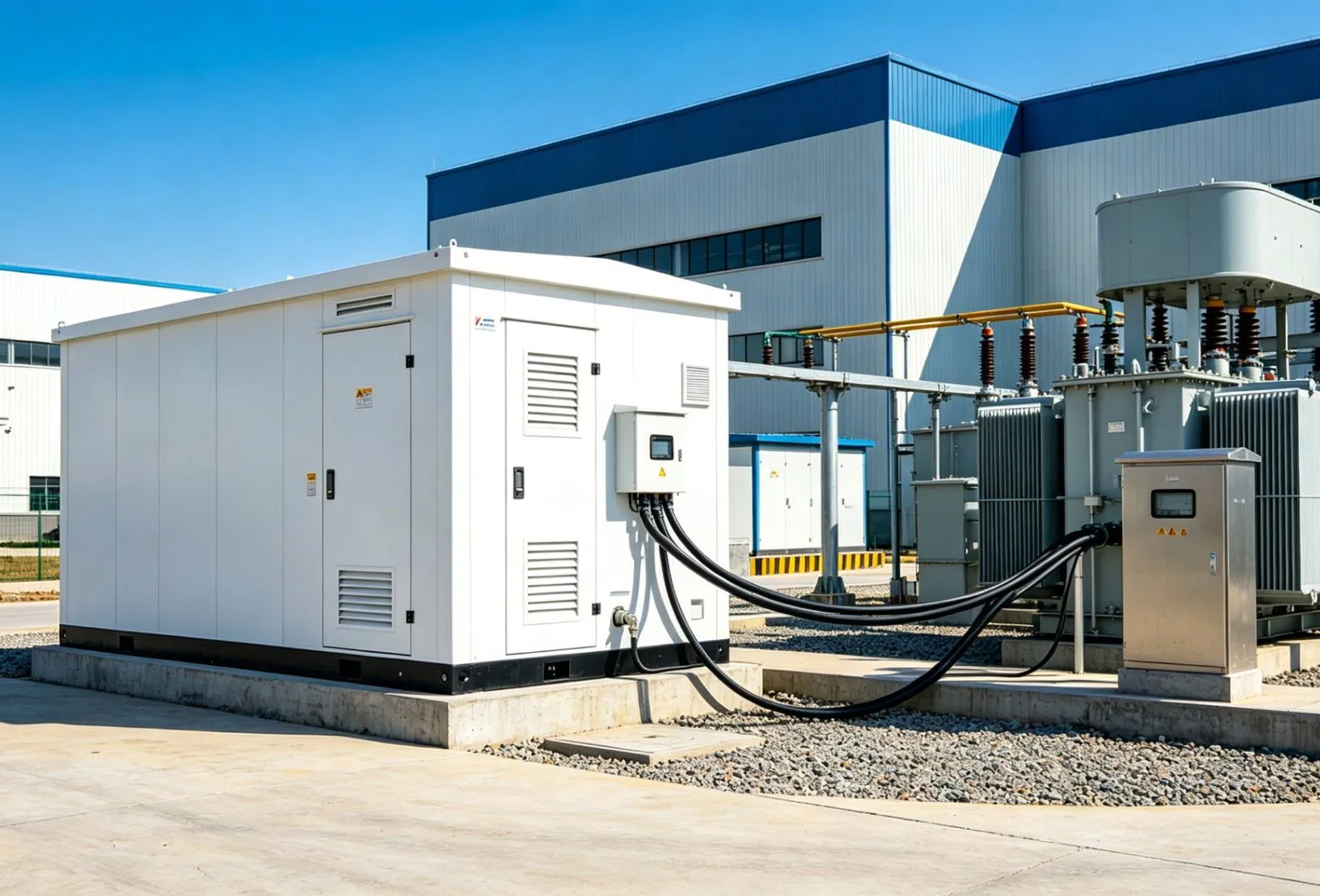 Containerized Bess with PCS and Mv Transformer Energy Storage System