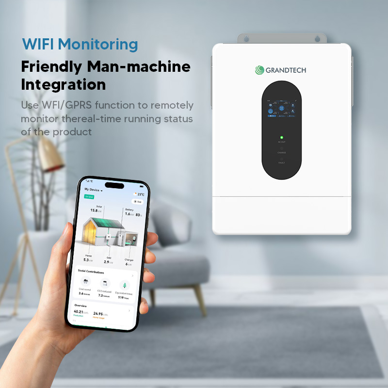 Popular in US Market 10kw 12kW Split Phase Hybrid Inverter UL Certified WiFi Smart Control High MPPT Efficiency Off Grid Living