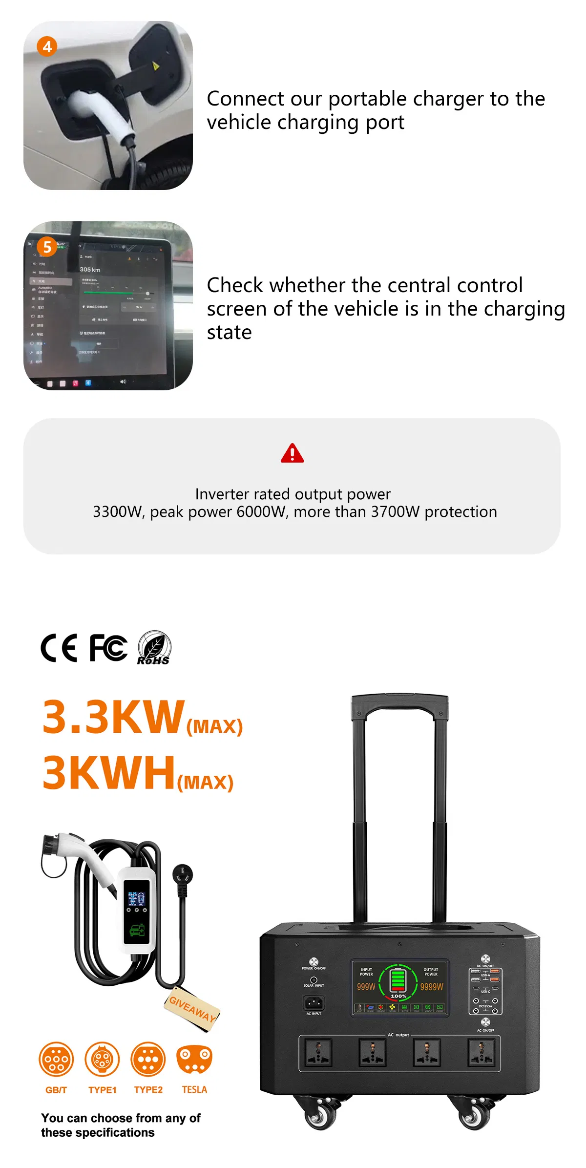 Solar Charging Portable Power Station Detail 4
