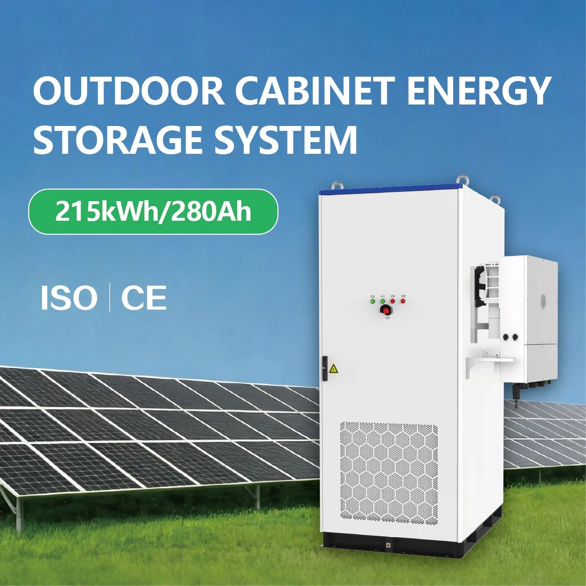 Storage 105kw 215kwh 215A Ess High Voltage Commercial Industrial Cabinet Battery Container 105kw System Bess Solar Energy